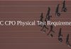 SSC CPO Physical Test Requirements