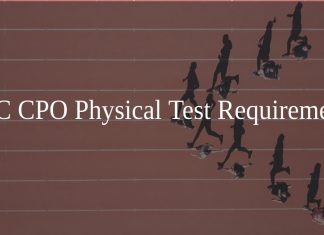 SSC CPO Physical Test Requirements