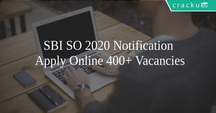 SBI SO 2020 Notification