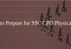 How to Prepare for SSC CPO Physical Test