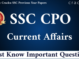 SSC CPO Current Affairs Question