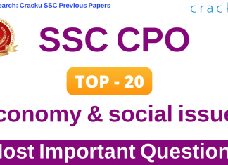 Top-20 SSC CPO Economics Questions PDF