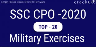 SSC CPO Military Exercises Questions PDF