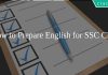 How to Prepare English for SSC CPO