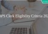 IBPS Clerk Eligibility Criteria 2020