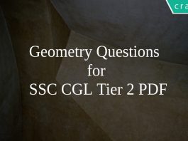 Geometry Questions for SSC CGL Tier 2 PDF