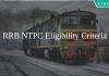 RRB NTPC Eligibility Criteria