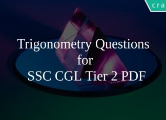 Trigonometry Questions for SSC CGL Tier 2 PDF