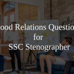 Blood Relations Questions for SSC Stenographer