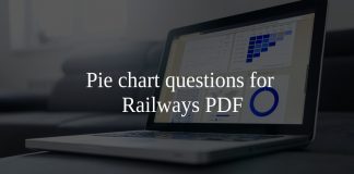 Pie chart questions for Railways PDF