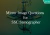 Mirror Image Questions for SSC Stenographer