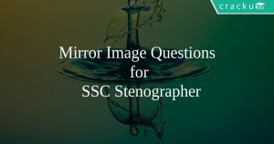 Mirror Image Questions for SSC Stenographer