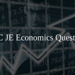 SSC JE Economics Questions
