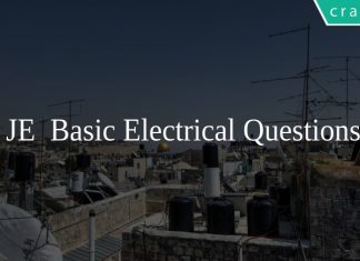 SSC JE Basic Electrical Questions PDF