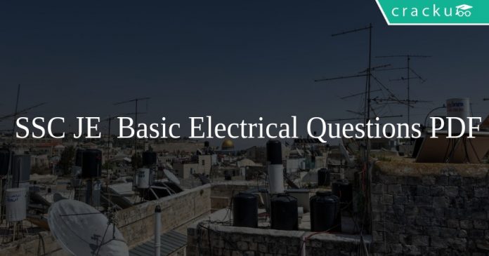 SSC JE Basic Electrical Questions PDF