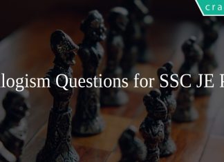 Syllogism Questions for SSC JE PDF