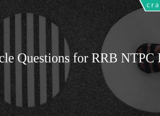 Circle Questions for RRB NTPC PDF