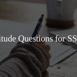 Aptitude Questions for SSC JE