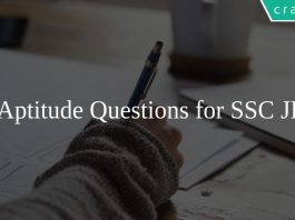 Aptitude Questions for SSC JE Aptitude Questions for SSC JE