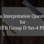Data Interpretation Questions for RRB Group D Set-4 PDF
