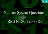 Number System Questions for RRB NTPC Set-4 PDF