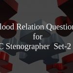 Blood Relation Questions for SSC Stenographer  Set-2 PDF