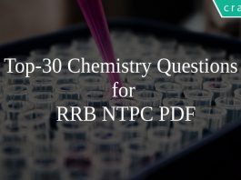 Top-30 Chemistry Questions for RRB NTPC PDF
