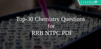 Top-30 Chemistry Questions for RRB NTPC PDF