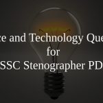 Science and Technology Questions for SSC Stenographer PDF