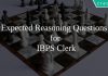 Expected Reasoning Questions for IBPS Clerk