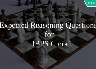 Expected Reasoning Questions for IBPS Clerk