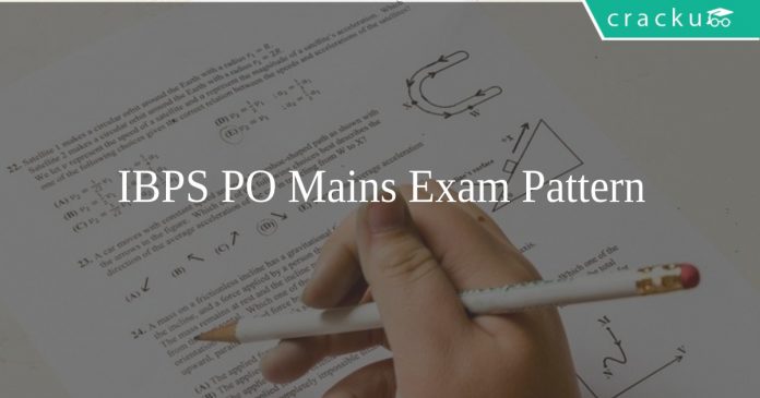 IBPS PO Mains Exam Pattern