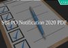 SBI PO Notification 2020 PDF