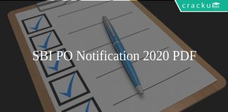 SBI PO Notification 2020 PDF