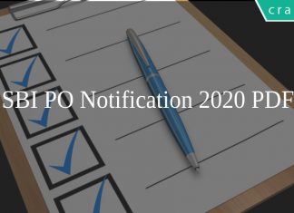 SBI PO Notification 2020 PDF