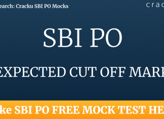 sbi po 2020 expected cut off marks
