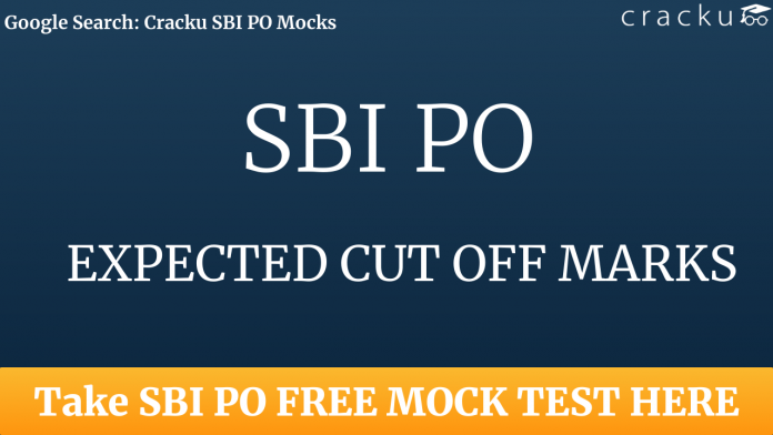 sbi po 2020 expected cut off marks