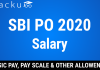 sbi po take home salary 2020