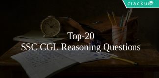 Top-20 SSC CGL Reasoning Questions