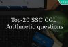 Top-20 SSC CGL Arithmetic questions