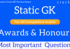 important gk questions on awards and honours