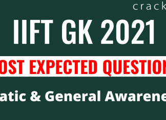 IIFT GK Questions