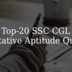 Top-20 SSC CGL Quantitative Aptitude Questions