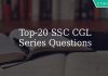 top 20 ssc cgl series questions