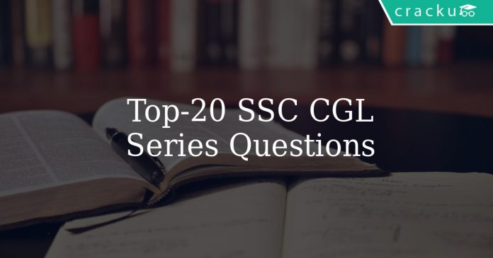 top 20 ssc cgl series questions