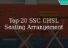 Top 20 SSC CHSL Seating Arrangement Questions