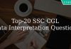 Top 20 SSC CGL Data Interpretation Questions