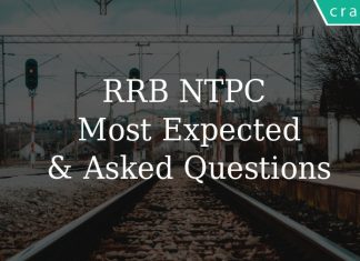 rrb ntpc most expected & asked questions