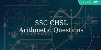 SSC CHSL Arithmetic Questions