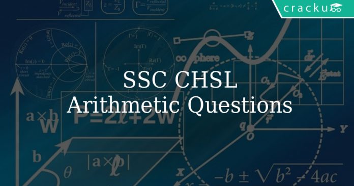 SSC CHSL Arithmetic Questions